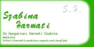 szabina harmati business card